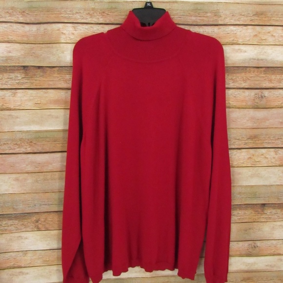 Talbots Woman Red Knit Turtleneck 3X - Picture 1 of 15